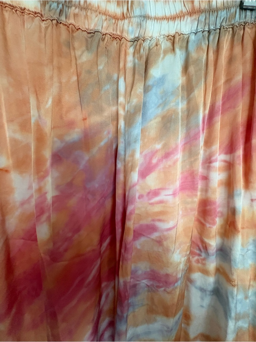 Young Fabulous & Broke Aiko Tie-Dye Wide-Leg Lounge Pants, SMALL - Picture 7 of 7